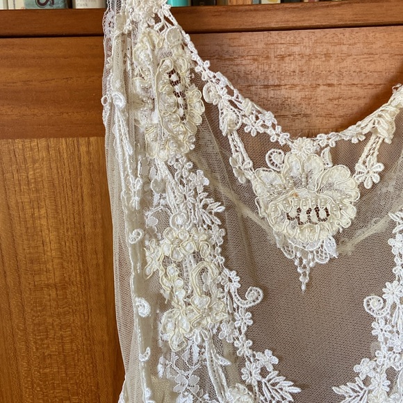 Vintage cotton and lace nightgown - Picture 4 of 7